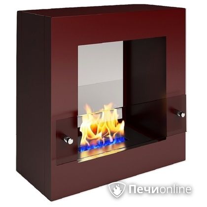 Биокамин ЭкоЛайф Cube Glass black burgundy Арома, c250 в Краснодаре